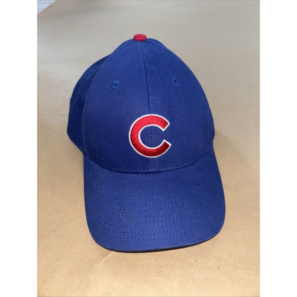 MLB Fan Favorite Chicago Cubs Men Blue Relaxed Curved Bill Adjustable Hat Cap